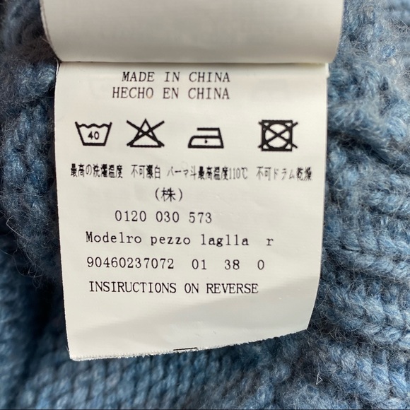 Betty Chow Cashmere Wool Angora Soft Cardigan Sweater with ribbon ties - Picture 12 of 13